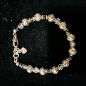 Brighton Elegant Silver Beaded Bracelet